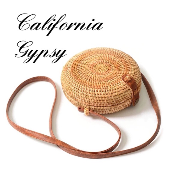 LAST ONE Rattan woven Crossbody bag✨ - Picture 2 of 6